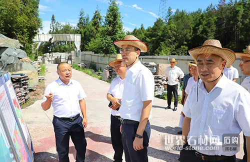 南院大垟亭石材廠調研